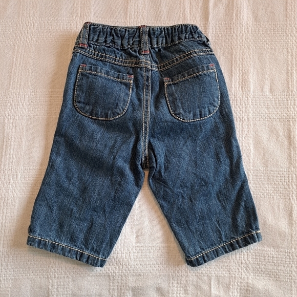 Gymboree soft jean girls 6-12 months pants, Strawberry Sweetheart line - Picture 2 of 4